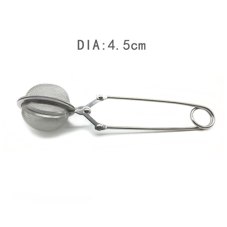 304 acero inoxidable telescópico máquina de té bola de presión de té tamiz de polvo de fugas de azúcar multifuncional tipo tubo filtro de té