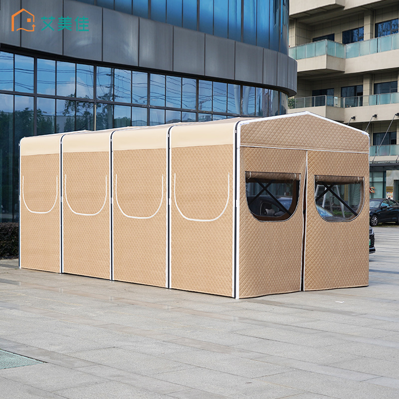 艾美佳聆雨移动伸缩推拉棚冬季帐篷户外餐饮摆摊棚子遮阳棚遮雨蓬