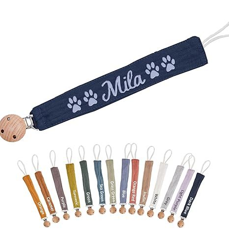 ins bordado bebé bordado pacificador tetina cadena de bebé diente pequeño juguete anti-cadena cabelga de leche de haya