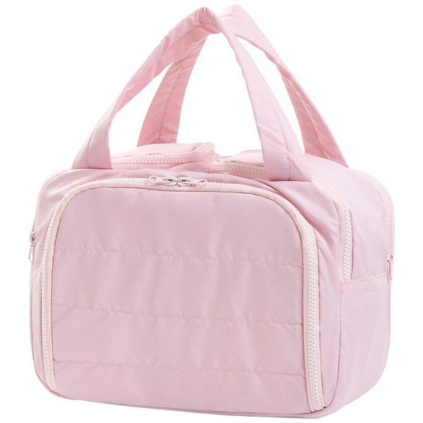 Capacious cosmetic bag