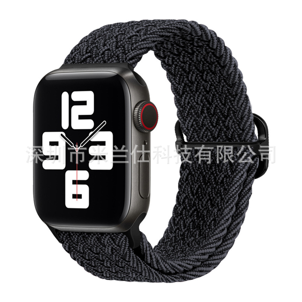 Nylon tejido para Apple iwatch456789 Apple ultra2 hebilla deslizante elástica S9 correa de reloj fabricante