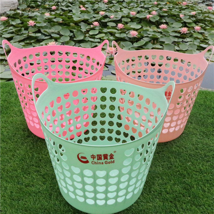 thickening love Hollow Storage basket Clothing Storage baskets portable Hollow Storage basket Zhiwu basket