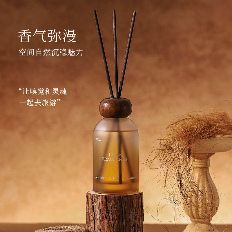 无火香薰大瓶酒店卧室家用扩香厕所藤条熏香除臭香氛精油持久留香|undefined