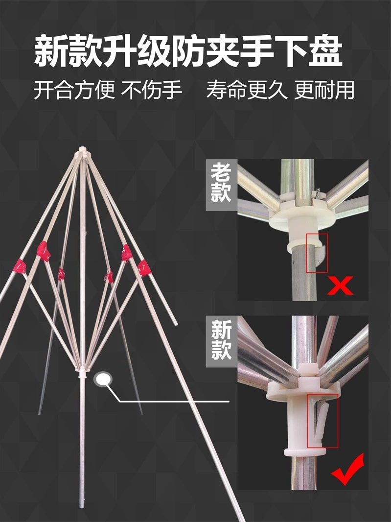 Big windproof umbrella for commercial use