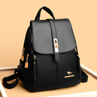 Backpack, shoulder bag, capacious fashionable universal one-shoulder bag, 2023 collection, Korean style