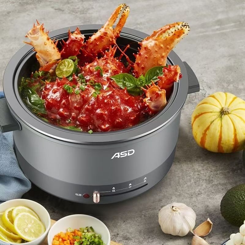 电火锅多功能一体锅厂家电煮锅家用不粘锅可拆卸电火锅速热 3