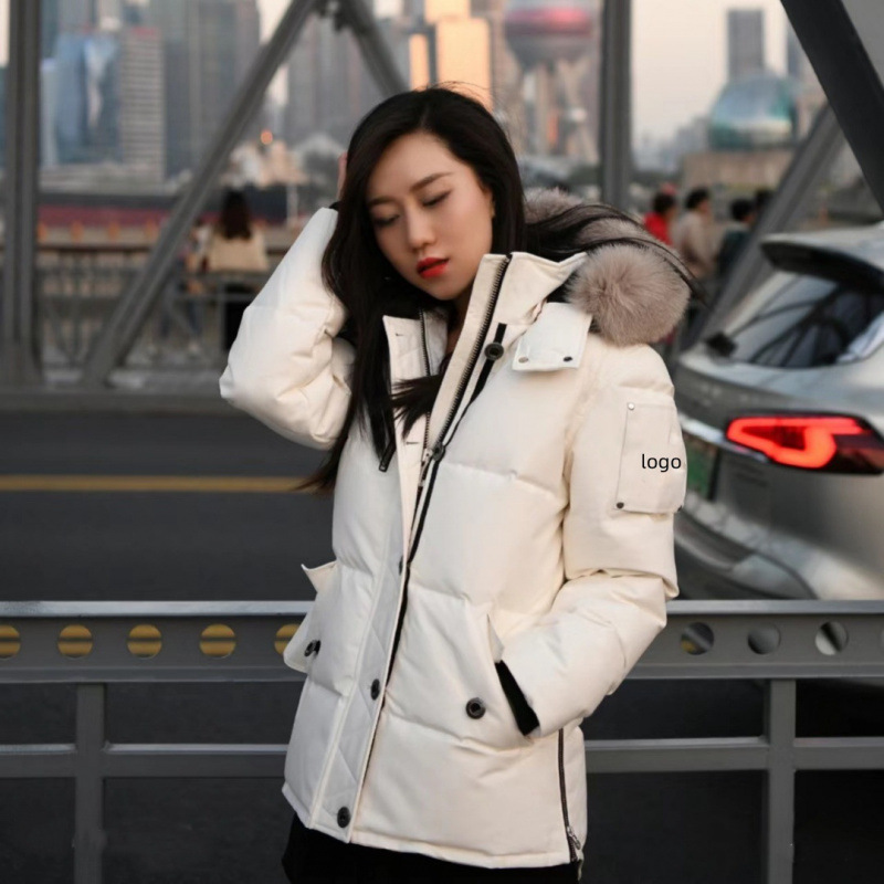Scissors down Jacket 05 Women's Style 06 Men's Style Couple's Jacket Cross-Border High Version Big Goose Canadian Parka