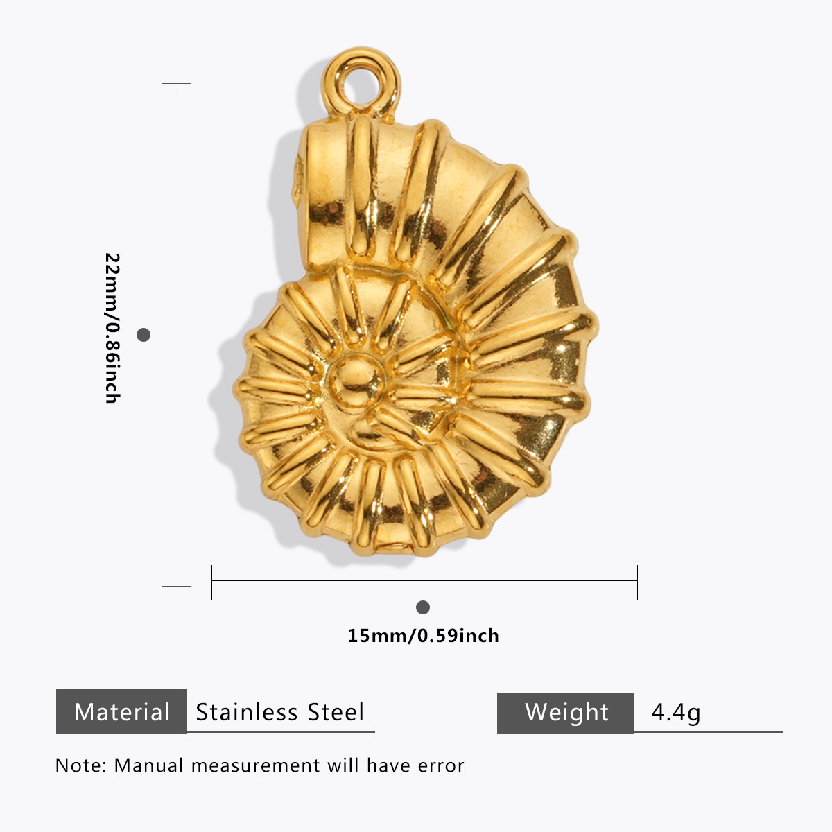 4g Weight Pendant Jewelry Making Type DIY Jewelry Accessories Classification 5 PCS/Package Quantity 304 Stainless Steel Material Conch, Hippocampus, Shell Pattern All Seasons Season Plating Design Simple Style, Classic Style Style 5 PCS/Package 304 Stainless Steel Conch Hippocampus Shell Pendant DIY Jewelry Accessories 10