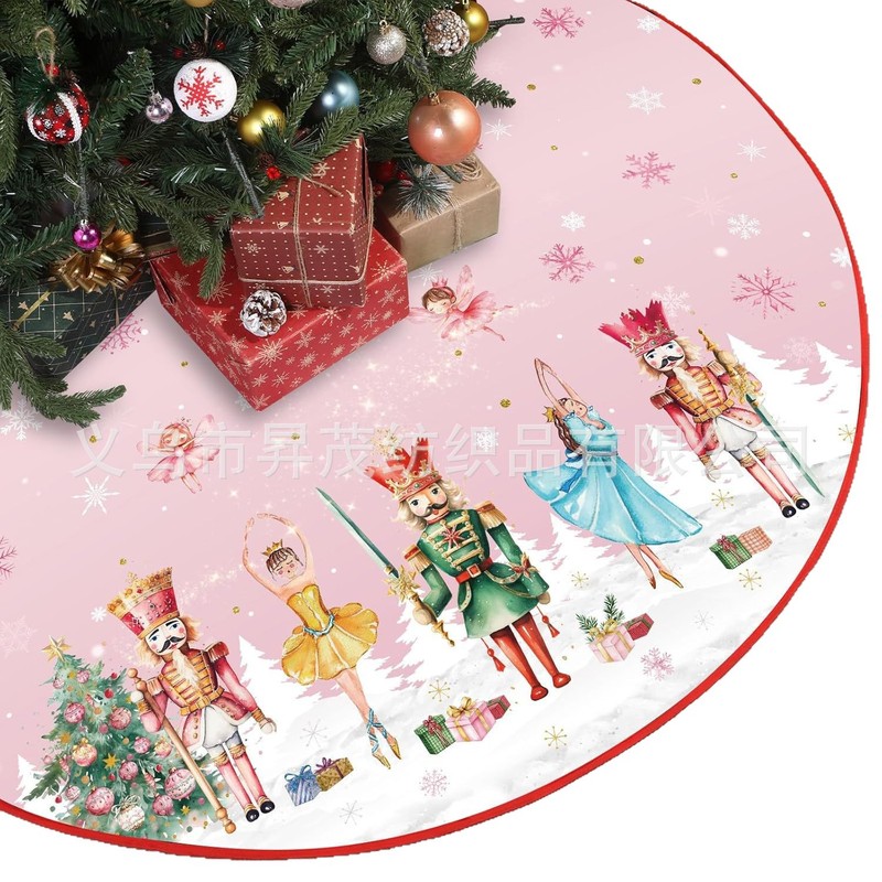 新しいクロスボーダークリスマスツリースカートグリンチくるみ割り人形JITドロップシッピングツリーサイドシーン装飾|undefined