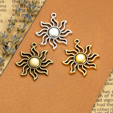 DIY�ֹ����34*31MM�Ͻ�̫ꖵ����朒���͹ŷ��b��羳���l