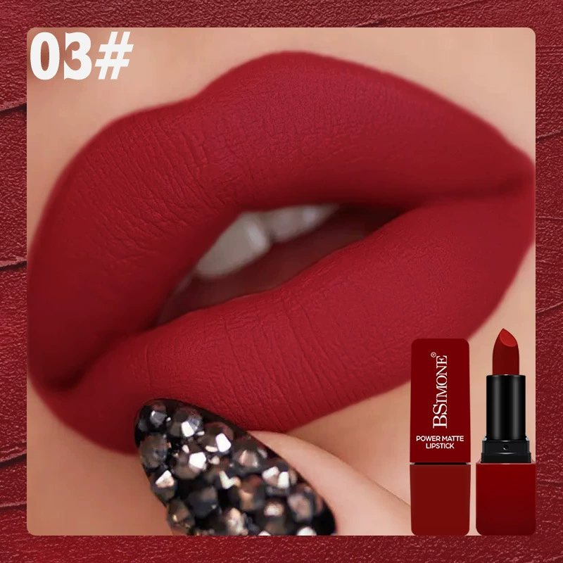 Матовая помада Silky (BSIMONE) — стойкая, не тускнеет, 3,5 г