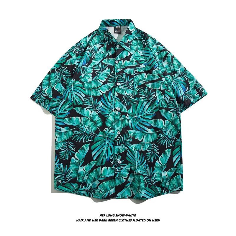 Camisa con botones de solapa suelta de manga larga de todo fósforo de la calle para hombres Venta caliente Flor colorida Impresión digital 3D