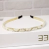 26#Chain Pearl Gold