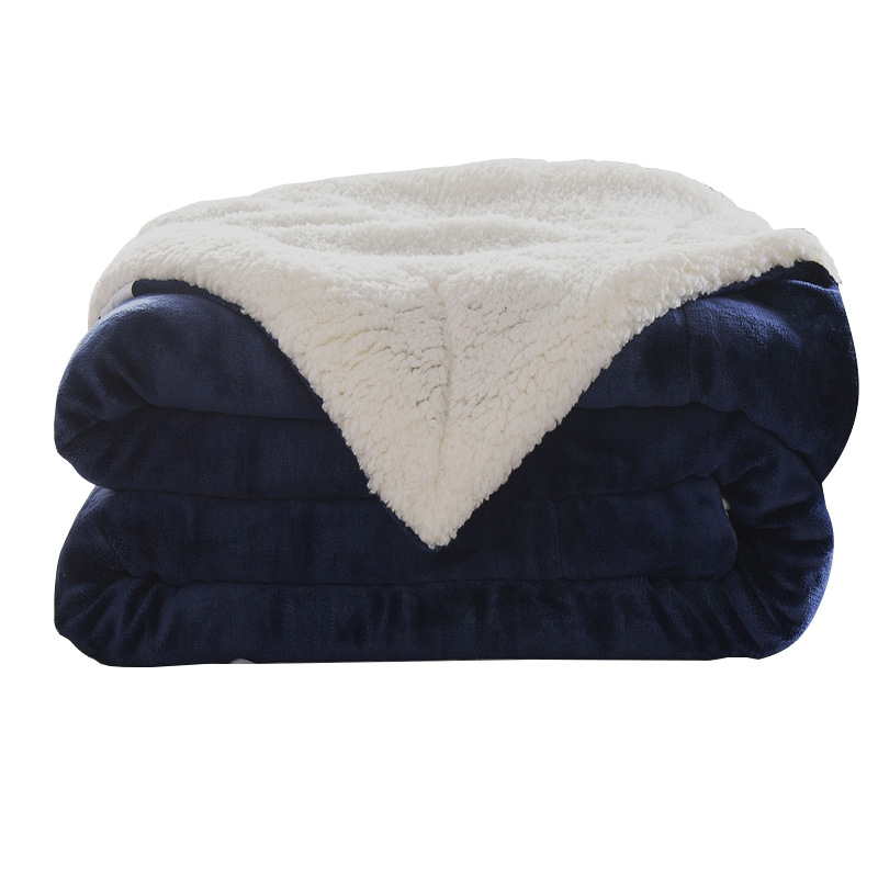 Manta transfronteriza, manta de franela gruesa de doble cara, manta personalizada, manta para siesta, manta de oficina estilo macaron