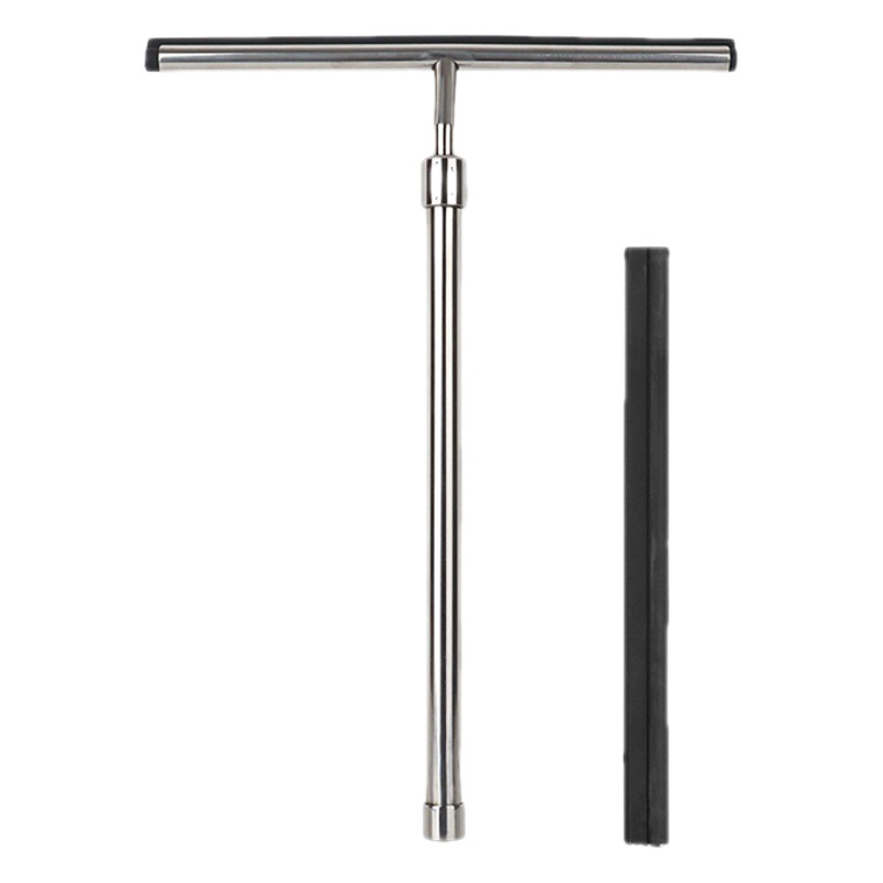 Hogar de acero inoxidable retráctil de vidrio raspador de baño espejo de baño limpiaparabrisas limpiador de limpieza espejo de raspado de ventana