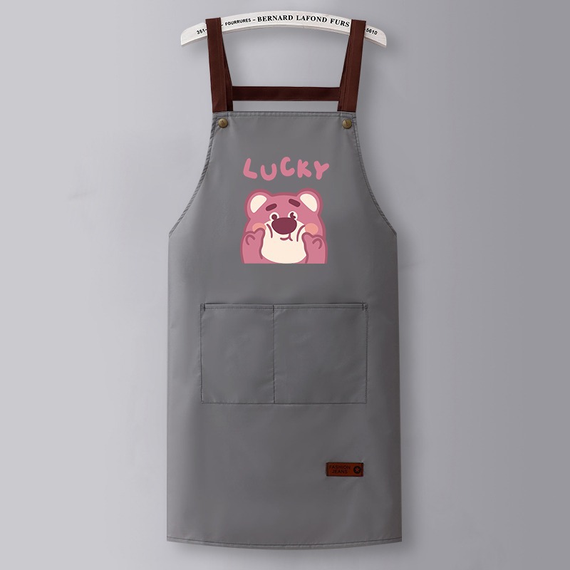 딸기 곰 LU 다크 gray-BC601 스트랩 네일 버클 더블 포켓 방수