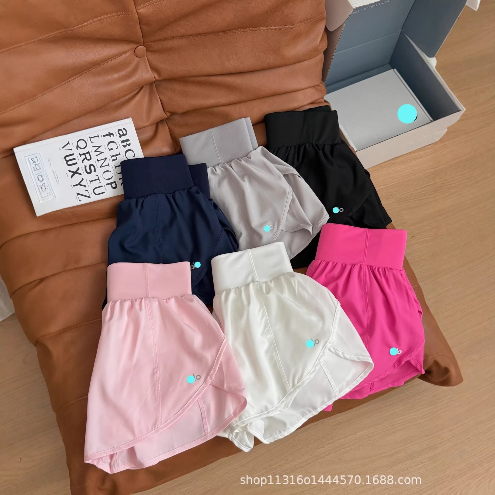 Alo Anti-Exposure Sports Shorts｜Quick-Drying and Breathable, High-Waisted and Tummy-Controlling, Versatile for Fitness and Everyday Use