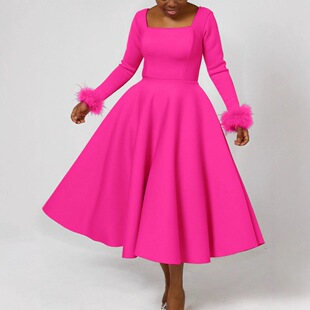 D451 party dress����վ�����|����ëë�b�ȹ�[�Y�������B��ȹ