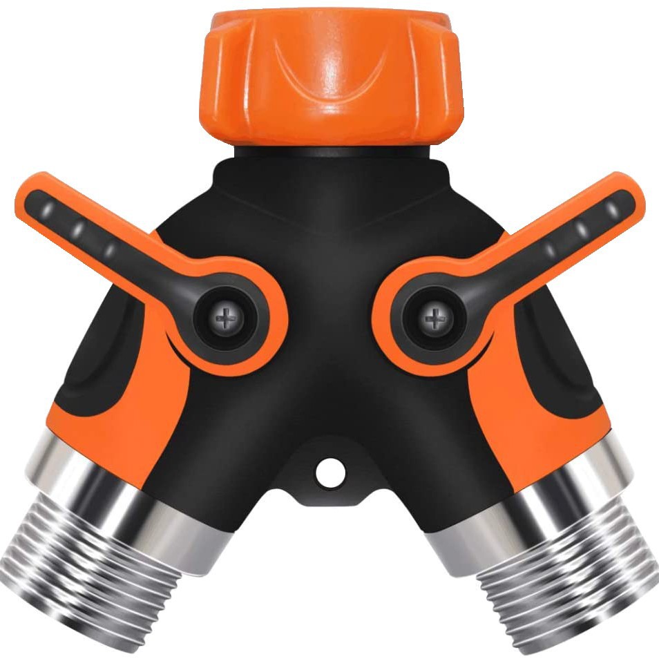 Jardín grifo de riego de tres vías Patio de derivación jardín americano plástico separador de agua jardín herramienta conector