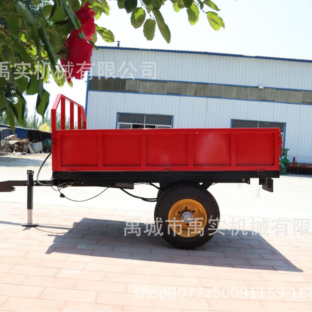 禹实机械 农用拖拉机自卸后翻悬挂家用拖车农场运输小麦玉米