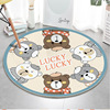 circular carpet children bedroom Bedside Mat baby Mat lovely Cartoon animal circular carpet Manufactor