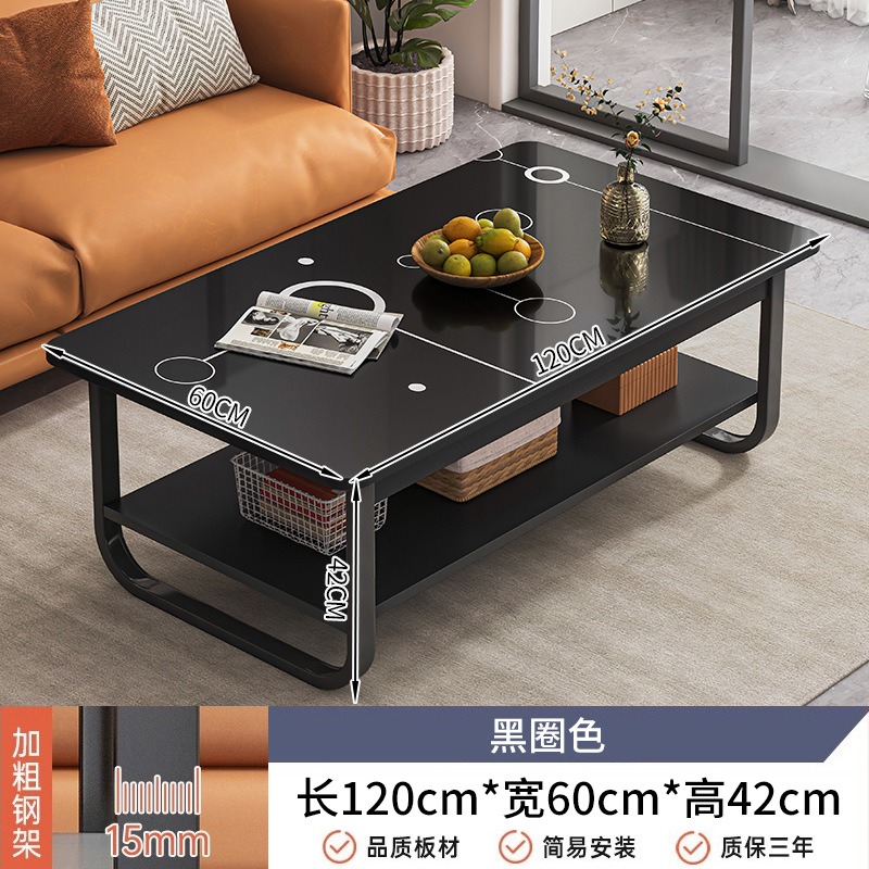 Mesa de té sala de estar pequeña casa pequeña mesa de alquiler simple sofá moderno simple mesa de té 2024 nuevo