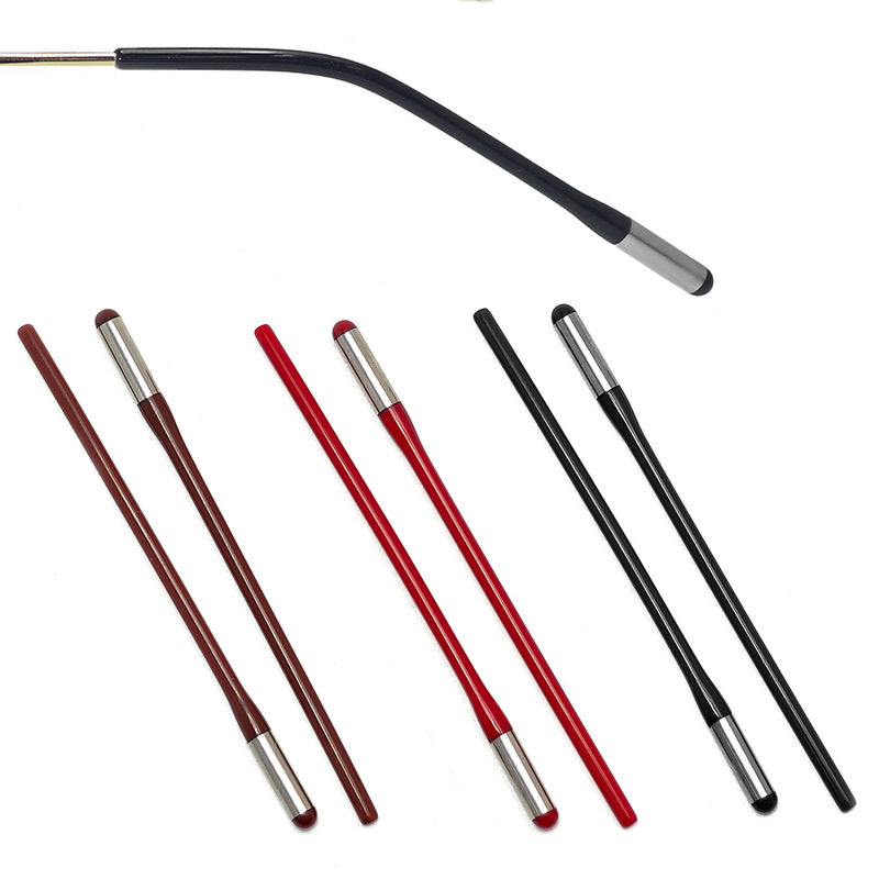 Thin Needle Insert Leg Covers That Don'T Scratch Ears, Thin Leg Covers 1.5mm, Short Imitation Acetate Leg Covers, Round Thin Needle Insert Leg Covers That Don'T Scratch Ears, Thin Leg Covers 1.5mm, Short Imitation Acetate Leg Covers, Round