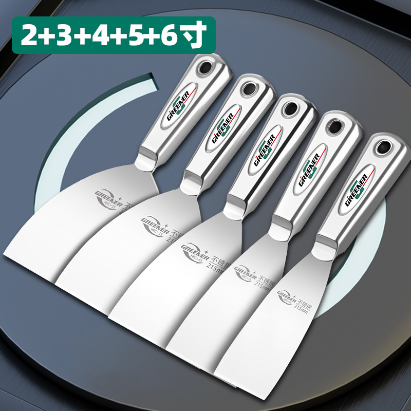 Lvlin 420 raspador de masilla de acero inoxidable cuchillo de cenizas al por mayor espátula raspadora gruesa cuchillo por lotes pintor por lotes