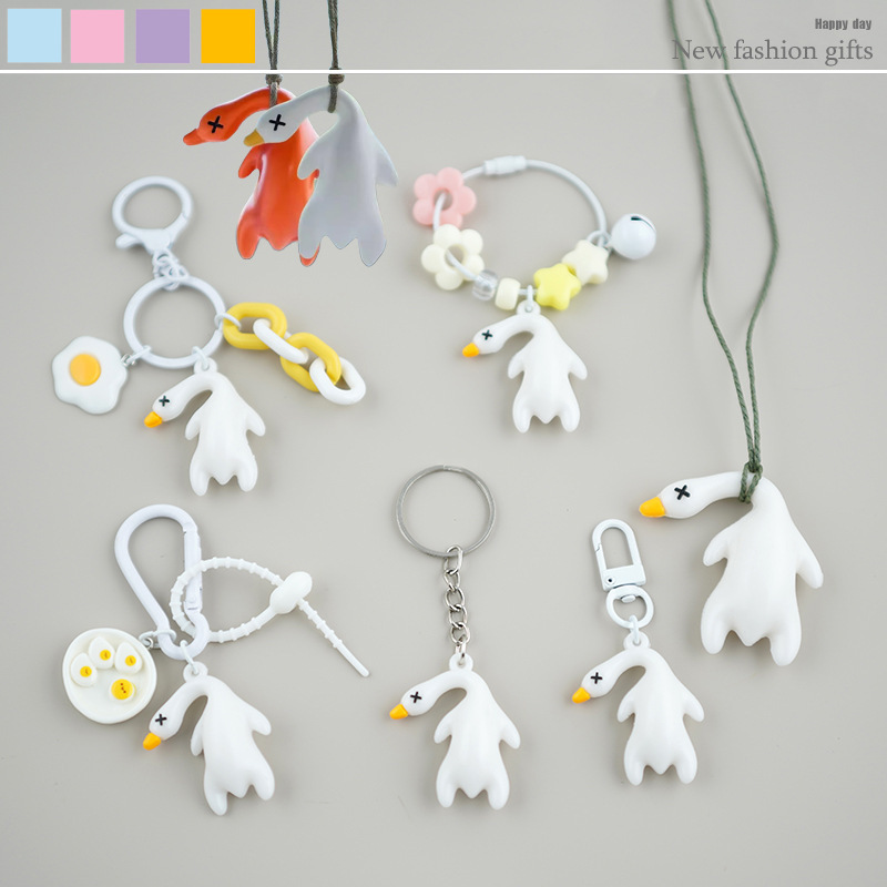 DIY Cute Cartoon Duck Keychain Pendant Creative Funny Duck Keychain Pendant Bag Pendant DIY Cute Cartoon Duck Keychain Pendant Creative Funny Duck Keychain Pendant Bag Pendant
