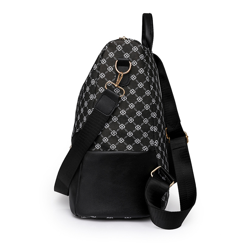 Bolsos para mujer 2024 nueva moda color de contraste para mujer mochila de viaje multifuncional de gran capacidad casual