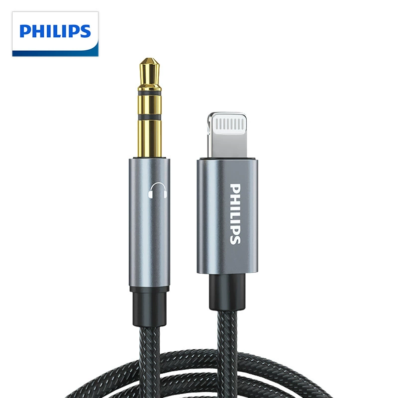 Совместимый кабель адаптера Philips, Apple, для мобильного телефона, зарядка наушников, iPhone, 3.5м