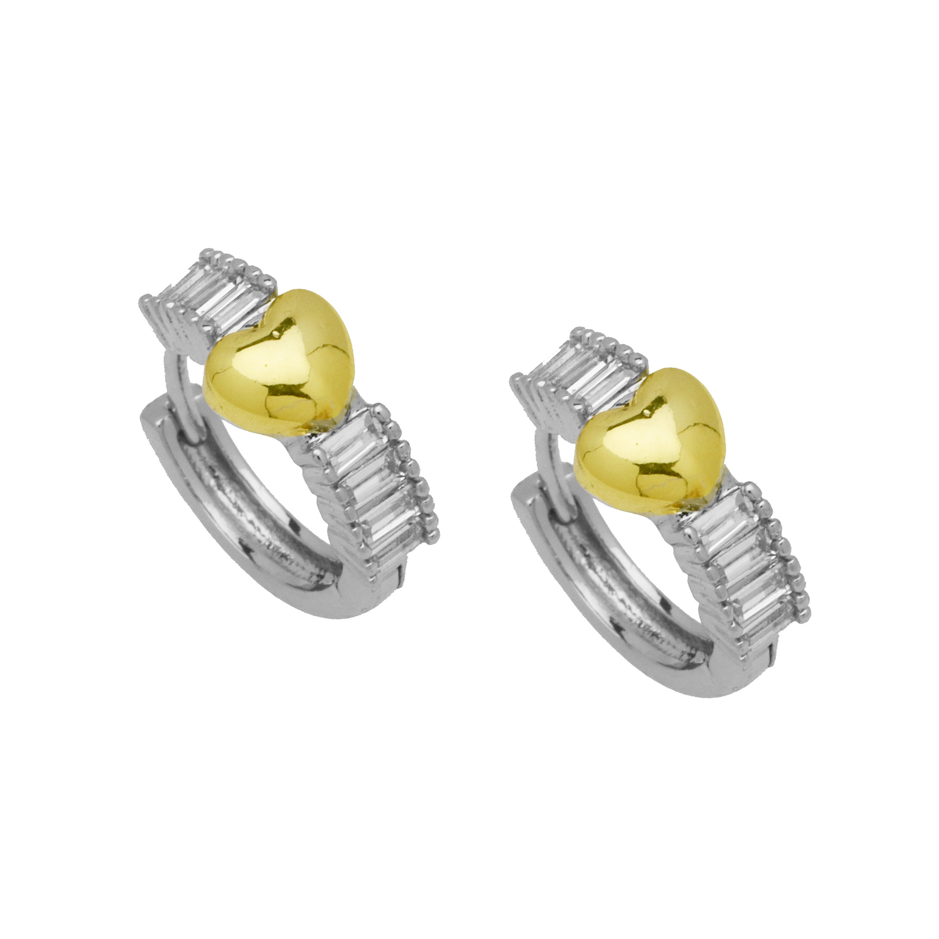 7g Weight Copper Ear Needle Material Earrings Classification 1 Pair Quantity Holiday, Daily Occasion Copper Material Cross, Heart Shape Pattern Women's Gender Elegant Style Copper Cross Heart Shape Elegant Earrings For Women's 4