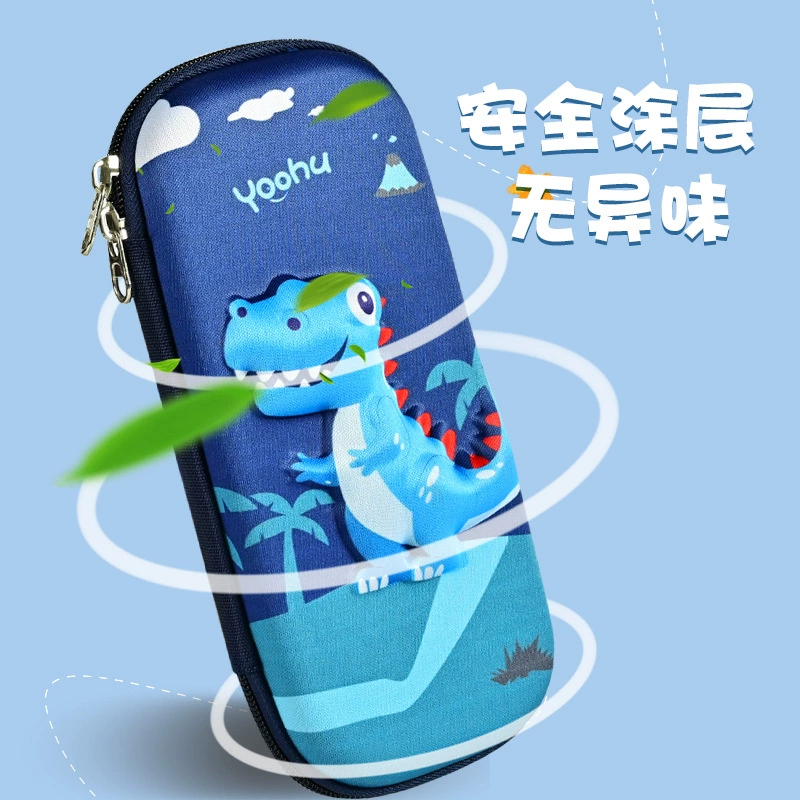 Three dimensional cartoon children's capacious pencil case for elementary school students, wholesale, fall protection