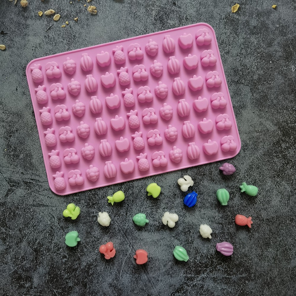 Silicone 66 fruit pineapple chocolate 329 molde de pastel gelatina pudín molde de pastel herramientas de horneado