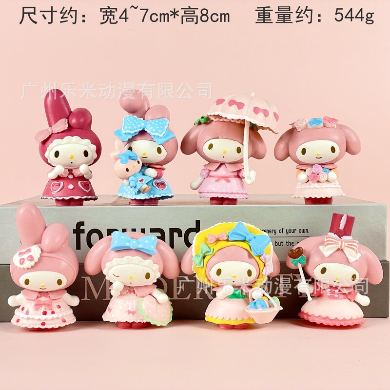包邮凯蒂猫KT潮玩盲盒公仔手办桌面汽车载摆件少女心生日礼物|undefined