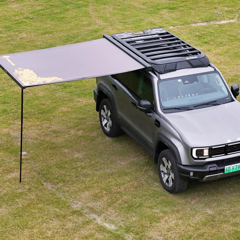Beijing BJ40 roof rack side ladder schoolbag side account explorer car modified aluminum alloy roof platform