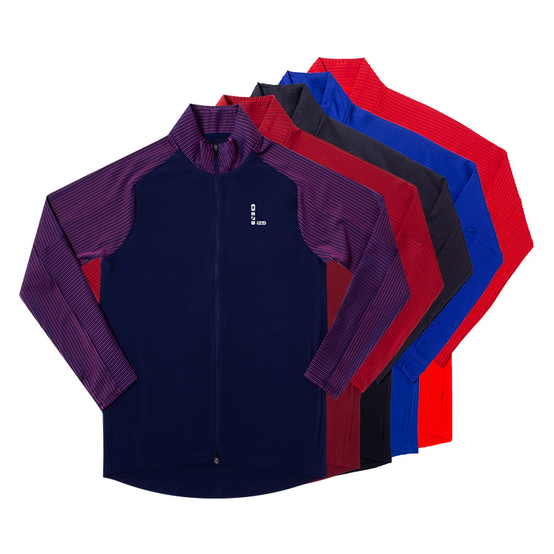 Zero-Resistance Running Outdoor Sports Windbreaker Men's Fitness Loose Sports Student Training Team Uniform Long-Sleeved Jacket Top Women's