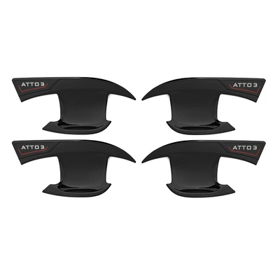 Other Automotive Interior Supplies: Atto3 Interior Armrest Gear Frame - for-meta-plusatto-3-lhdrhd-universal-fitouter-door-bowl-trim-4-piece-set-atto-3-badge-gloss-black-abs