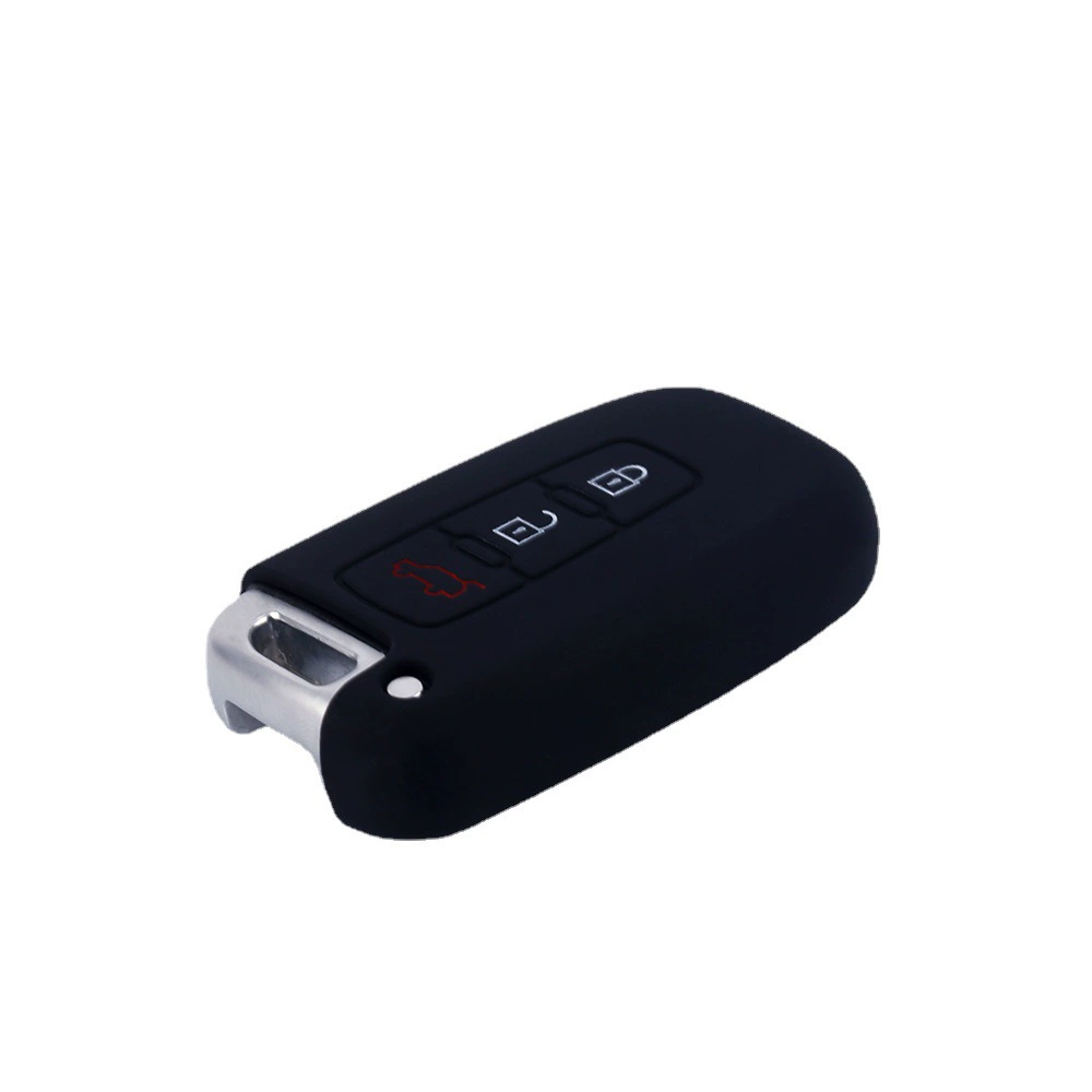 Modern silicone key bag, smart lock from soft rubber, remote control, protective case, 3 keys