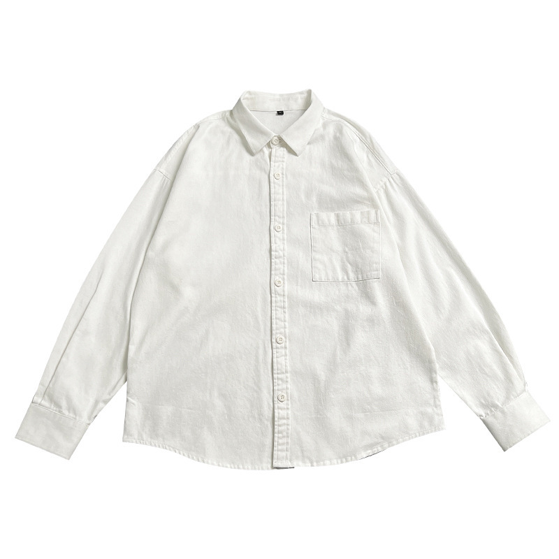 日系city boy長袖シャツ男春アメリカレトロ工装コート港風ファッションカジュアル服|undefined