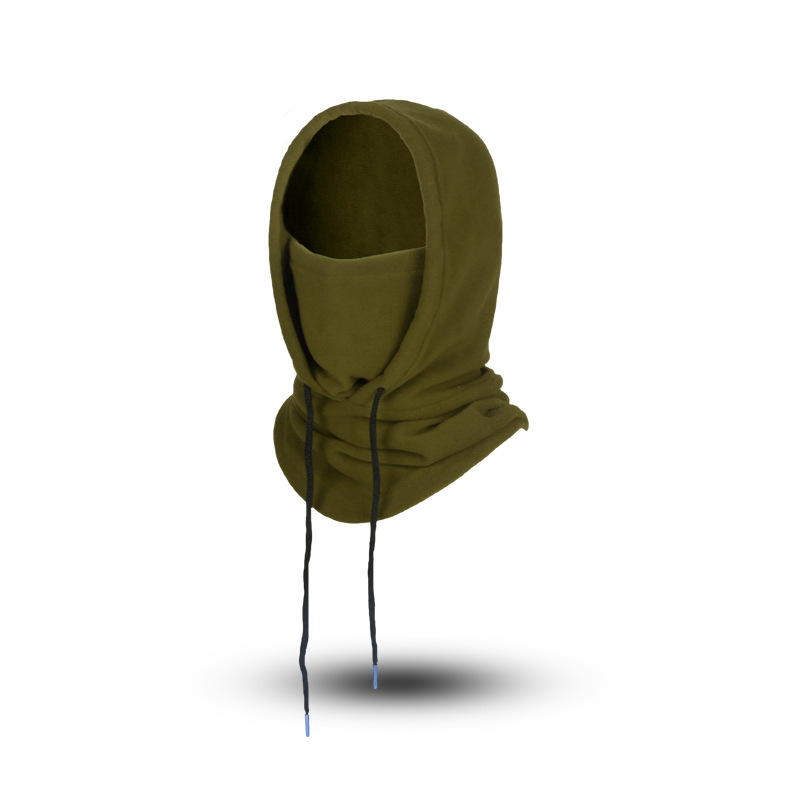 Sombrero de veludo grueso camuflado de veludo para montar al aire libre esquí para montar máscara caliente para hombres a prueba de frío