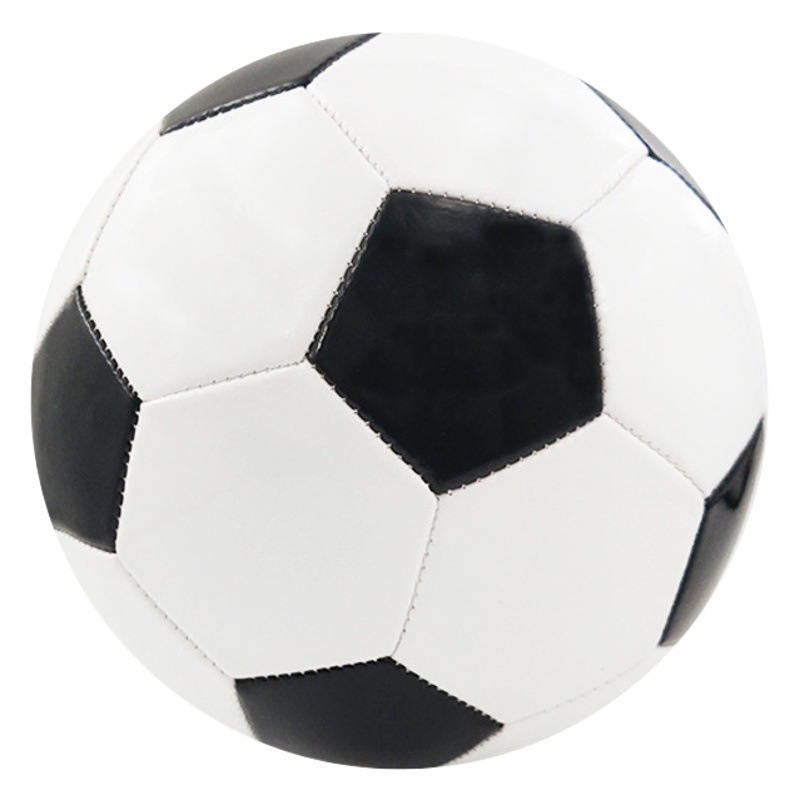 Fútbol al por mayor niños N ° 3 N ° 4 N ° 5 Adultos estudiantes de primaria y secundaria entrenamiento competencia Copa del Mundo máquina de PVC blanco y negro de coser PU