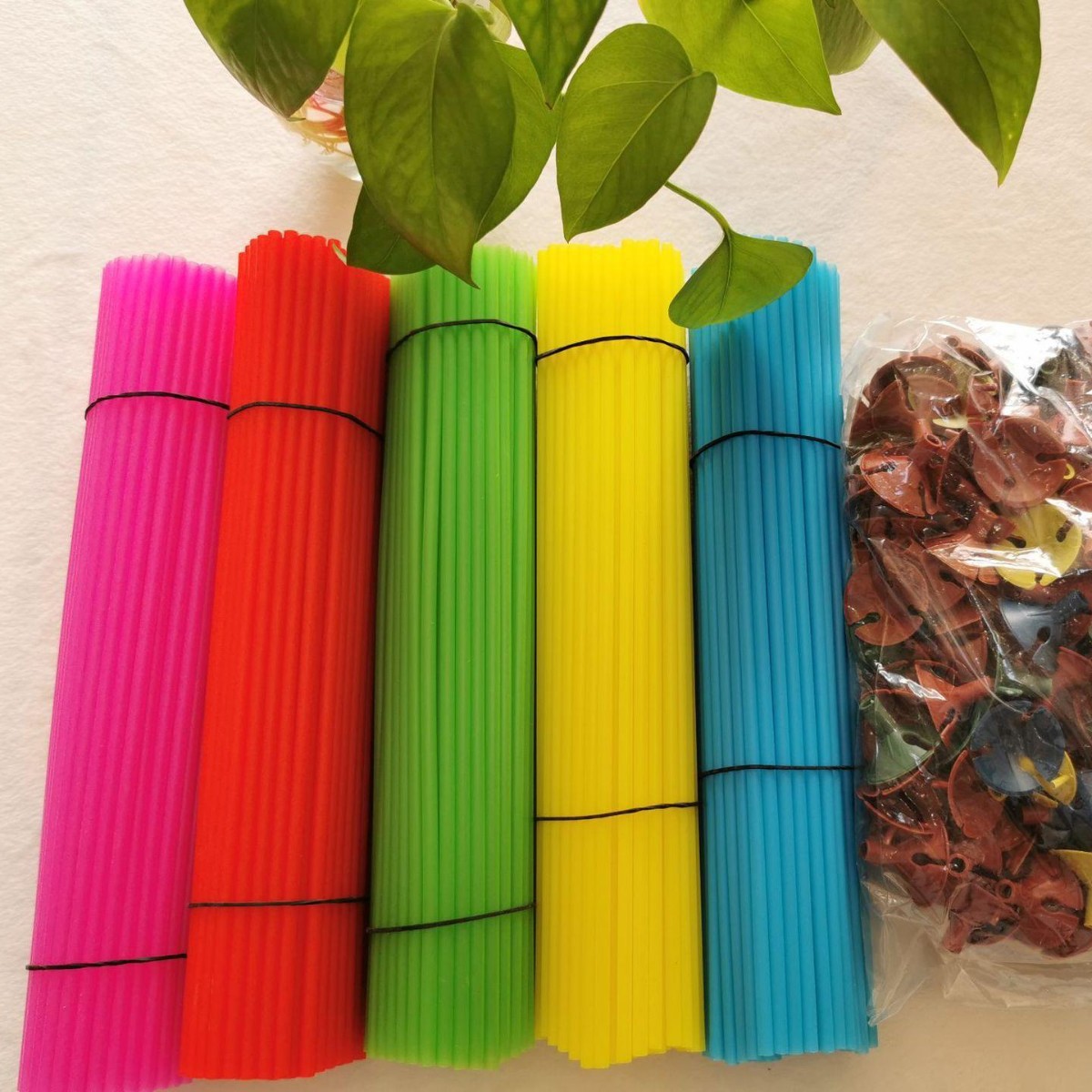 32cm 일반 컬러 막대 견인 (100 번들)