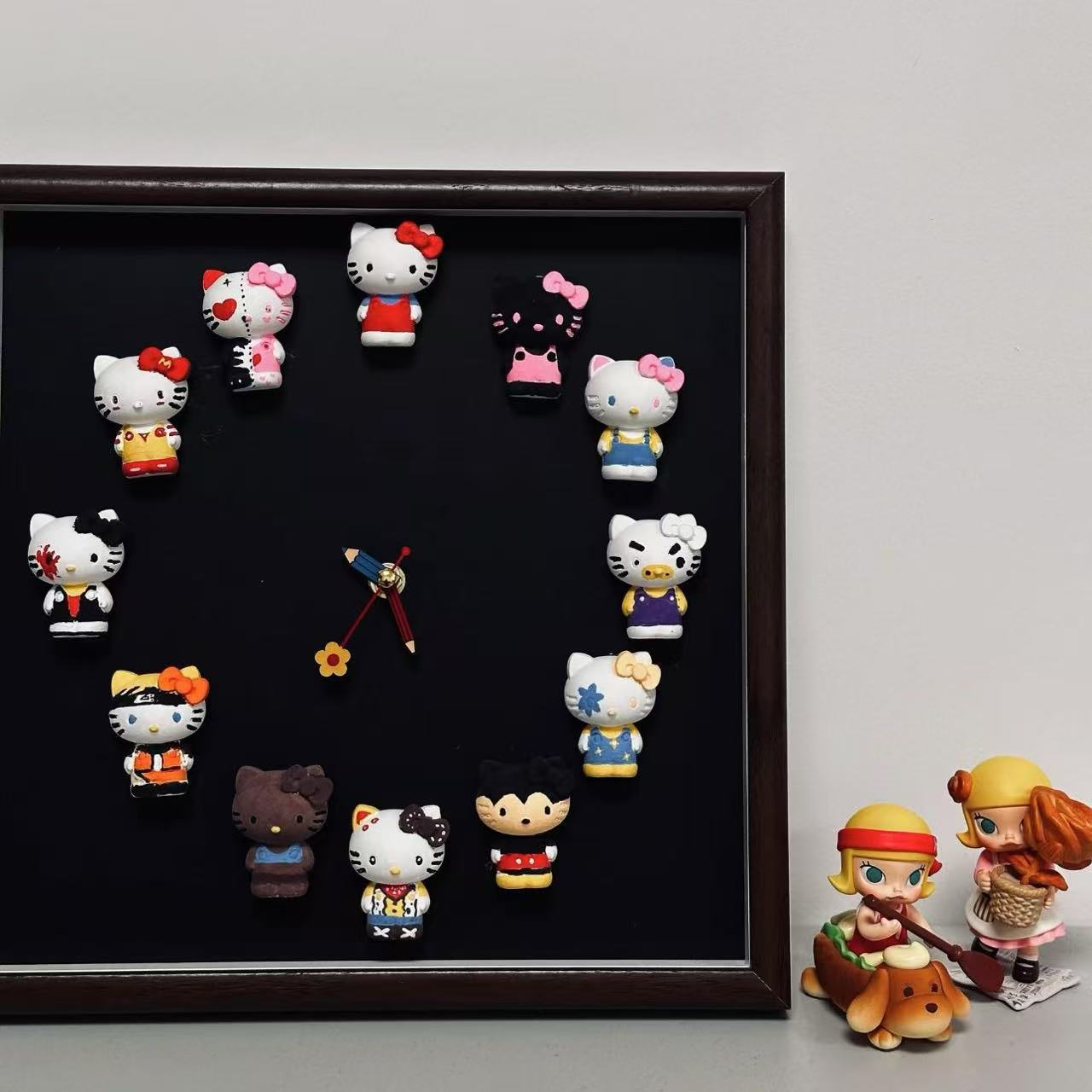 KT 고양이시계 액자 DIY 재료 패키지