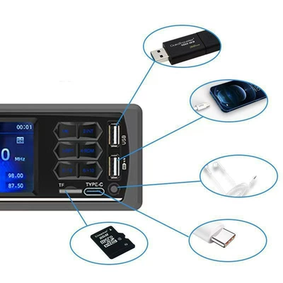 Car mp5 Player with Bluetooth, Usb, Card