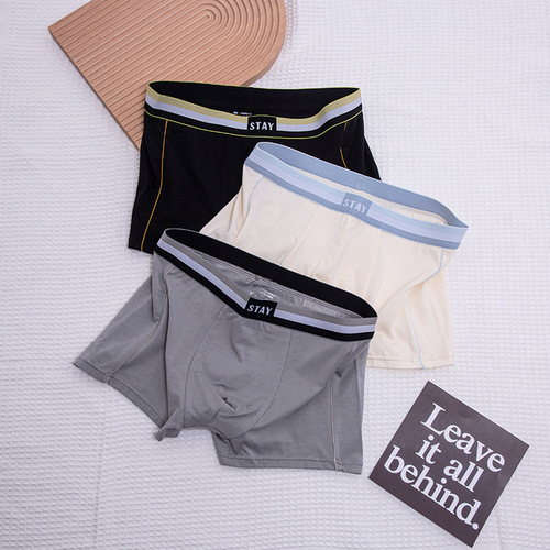 New men's underwear boxer briefs modal cotton soft loose loose youth student boxer shorts underwear for men