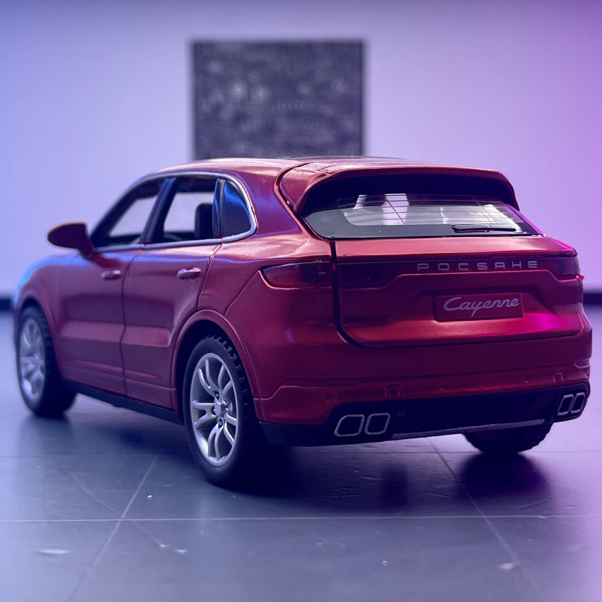 Jiaye aleación modelo de coche 1:32 Bayan vehículo todoterreno con sonido y luz Tire hacia atrás colección de decoración de modelo de coche de juguete para niños