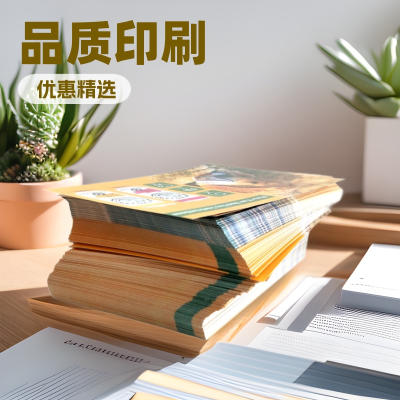 a4宣传单印制画册彩页三折页海报a5单页广告设计dm单宣传册印刷厂