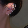 Silver ear clips, earrings, suitable for import, no pierced ears, Japanese and Korean