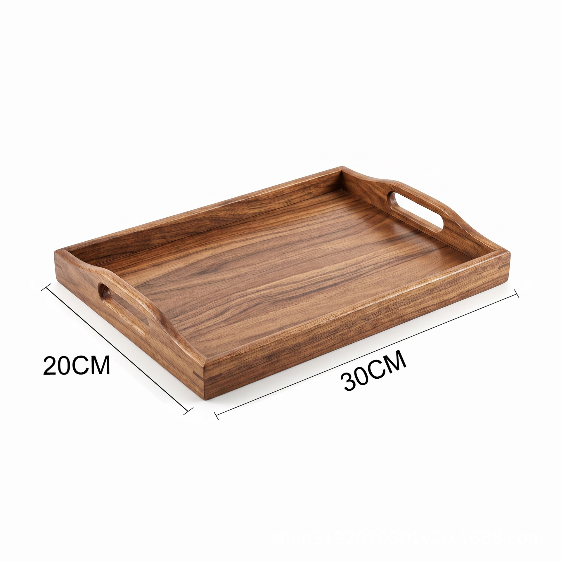 bandeja de nuez bandeja de té rectangular bandeja de té de estilo japonés bandeja de té de estilo nórdico bandeja de madera